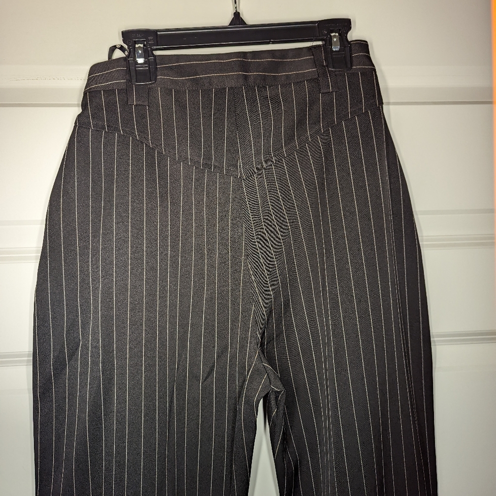 Black striped pants Misguided size 4